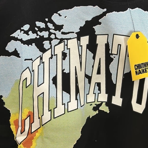 CHINATOWN MARKET Global markets thermal image print double sided graphic T-shirt - Picture 4 of 5